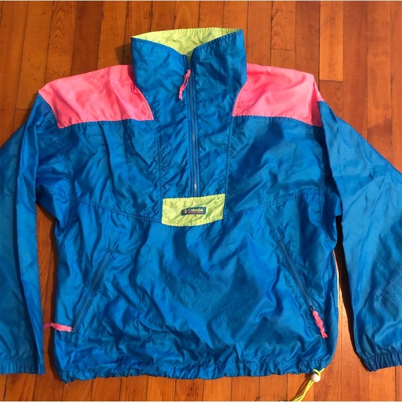 vintage columbia windbreaker